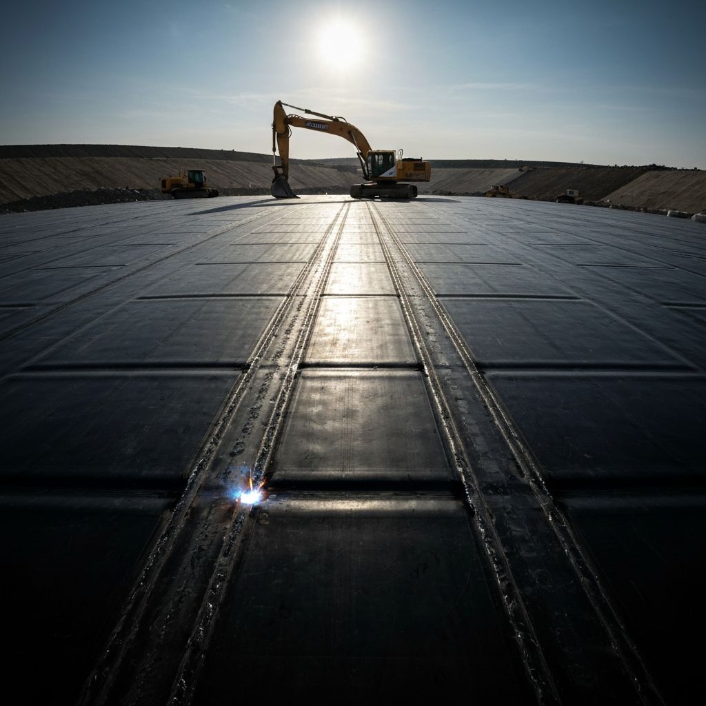 The Invisible Barrier: How HDPE Geomembrane Permeability, Stress Crack Resistance, and Hot Wedge Welding Determine the True Lifespan of a Containment System